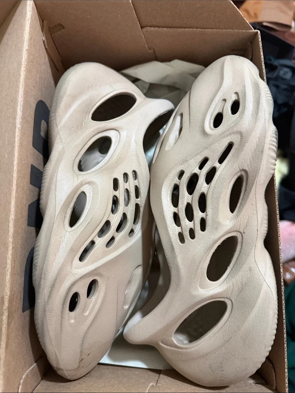 Yeezy Foam Casual Slip-On Shoes - Cream